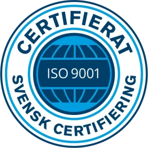 ISO 9001 certifiering